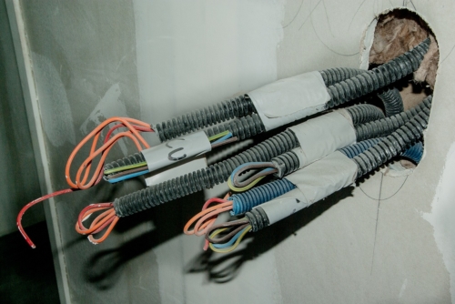 Photo de câbles électriques